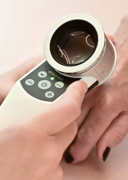 Weißer und schwarzer Hautkrebs