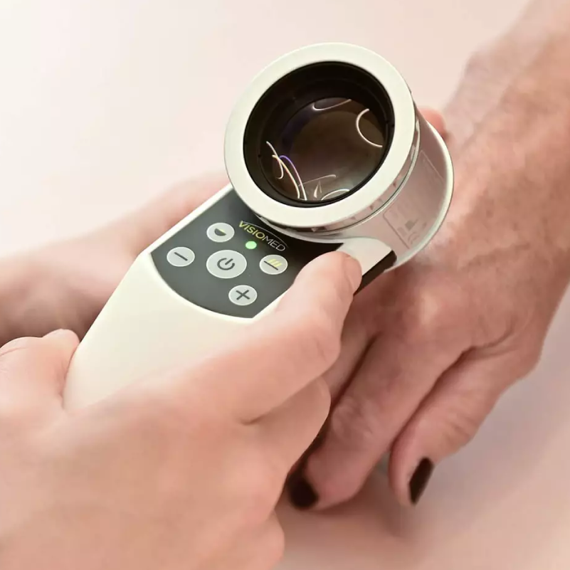 Weißer und schwarzer Hautkrebs