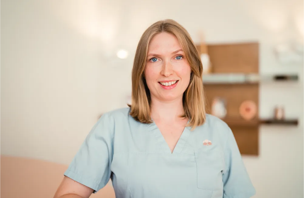 Dr. Eva Schramm in der Dermatologischen Privatpraxis Dr. Anna Brandenburg, Hautarzt Hamburg